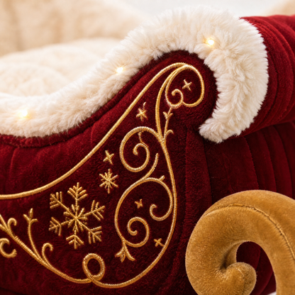 Santa's Sleigh Hanging Cat Bed | Perch&Paws™